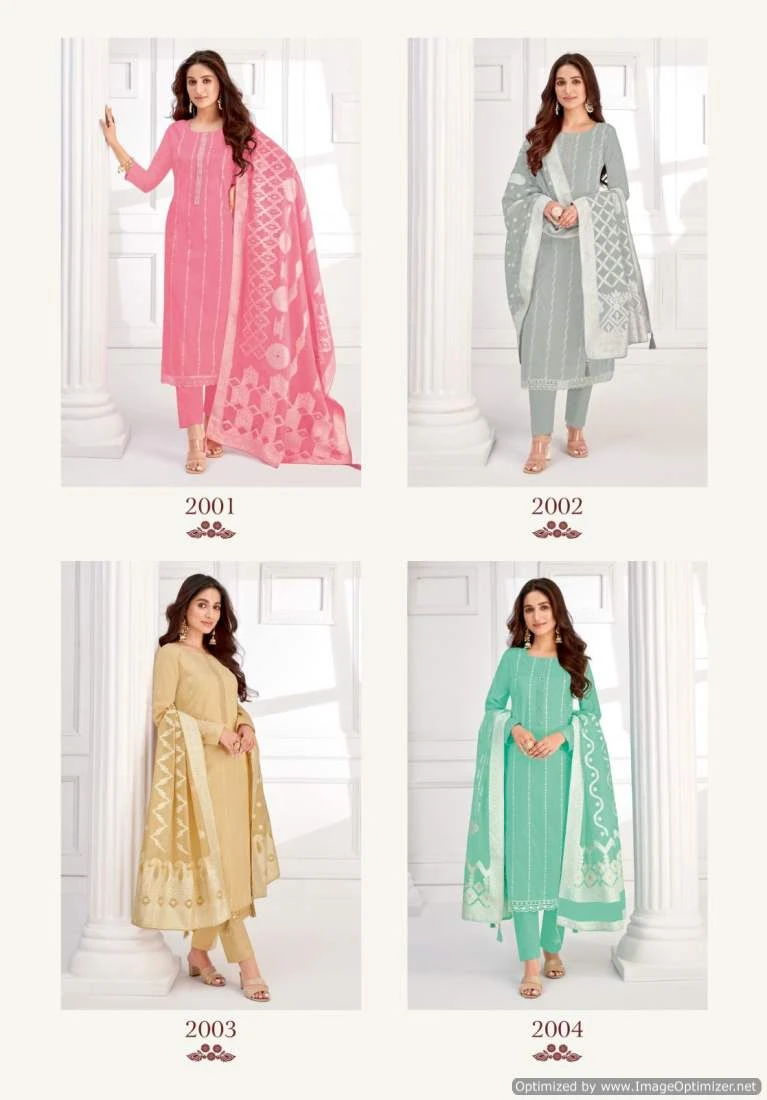 Suryajyoti Khanak Advance Vol 2 Jaam Satin Wholesale Fancy Salwar Suit Catalog — Wholesale Salwar Suits, MPA wholesale from Surat - Gallery Image 9